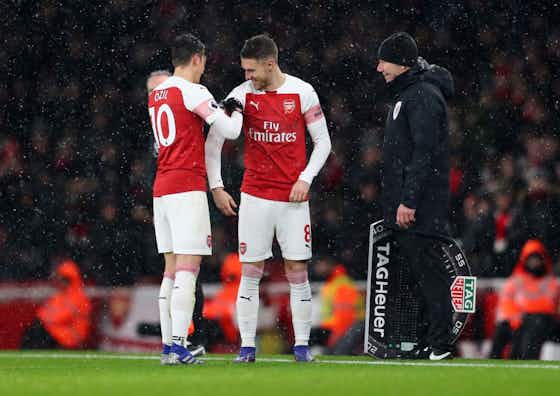 Article image:Unai Emery explains why Mesut Özil and Aaron Ramsey help him