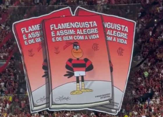Imagem do artigo:Que lindo! Torcida do Flamengo faz mosaico em homenagem a Ziraldo