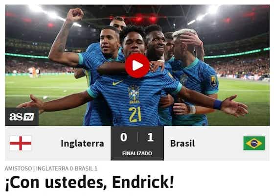 Imagem do artigo:Palmeiras, veículos internacionais e até Gabigol: como repercutiu o primeiro gol de Endrick pela Seleção