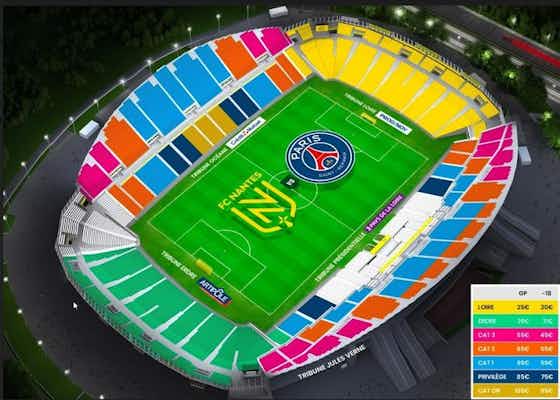 Image de l'article :FC Nantes/PSG : on connaît le prix des places pour assister au match