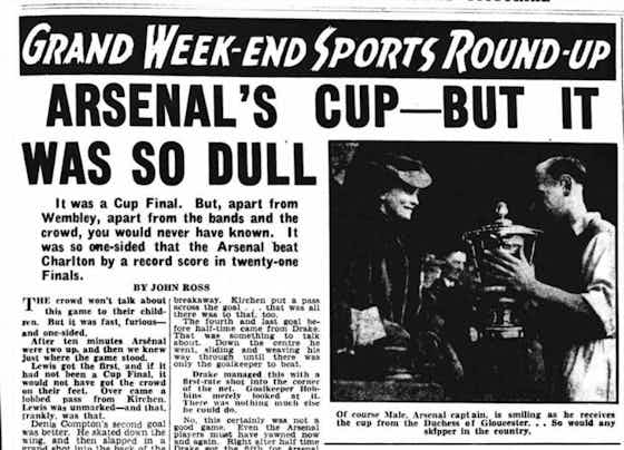 Article image:Arsenal History 1936-46  – More successes cut short by the grim War Years