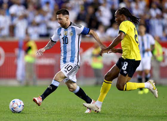 Article image:Lionel Messi: Argentina star scores insane free-kick in stunning cameo v Jamaica