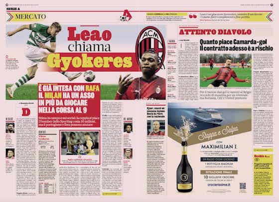 Article image:GdS: ‘Arabia on the attack’ – Milan defender wanted in the Saudi Pro League
