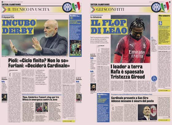 Article image:GdS: Red cards and flops – Milan abandoned by leaders again in a big game