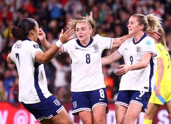 Article image:Sarina Wiegman defends decision to bring goalscorer Alessia Russo off as England draw opening Euros qualifier
