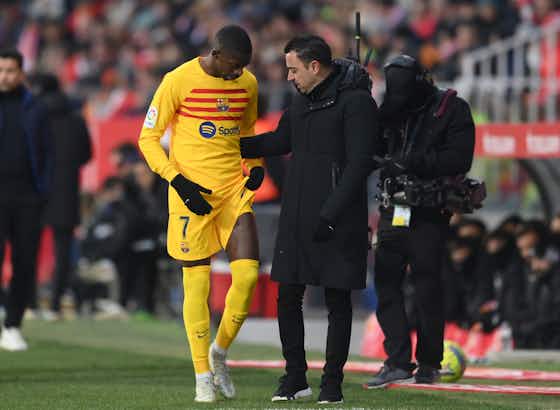 Imagen del artículo:Xavi, sobre la salida de Dembelé al PSG: «No le guardo rencor pero no me gustó que se fuera»