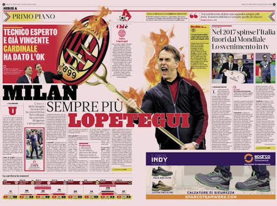 Immagine dell'articolo:GdS: Why Lopetegui is now the big favourite to become Milan’s next head coach