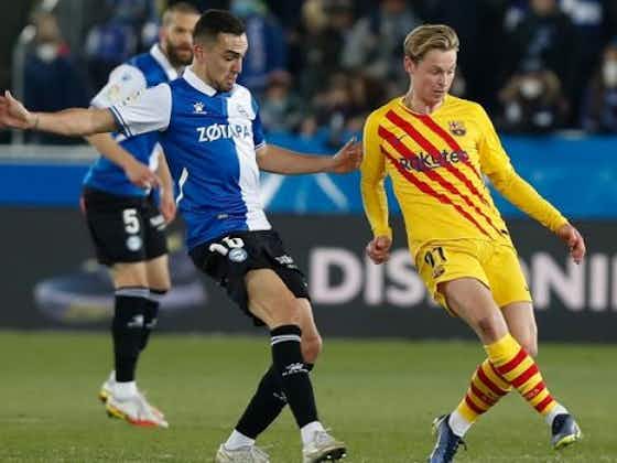 Image de l'article :Flash : Frenkie de Jong sauve le Barça à Alavés