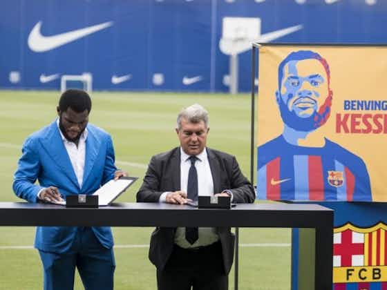 Image de l'article :Le Barça présente officiellement Franck Kessié