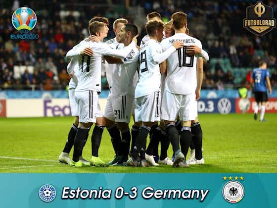 Article image:Down a man, Germany secure three points against Estonia