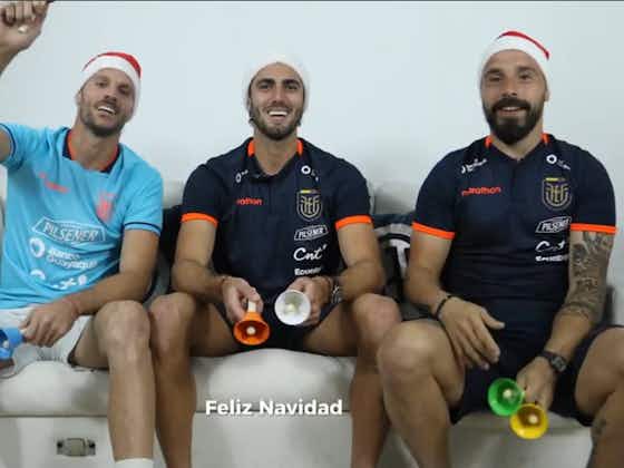 Imagen del artículo:Javier Burrai, Leonardo Campana y Hernán Galíndez, protagonistas en el video navideño de la Tricolor