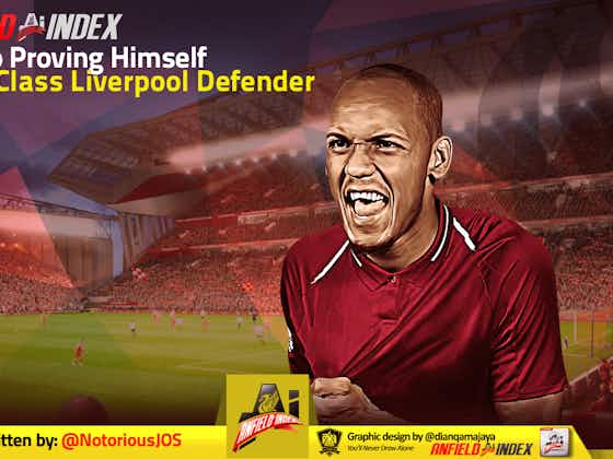Article image:Fabinho Proving Himself As Top Class Liverpool Defender