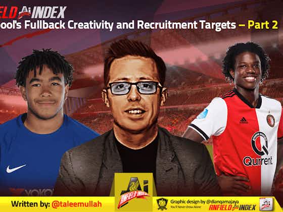 Article image:Liverpool’s Fullback Creativity and Recruitment Targets – Part 2