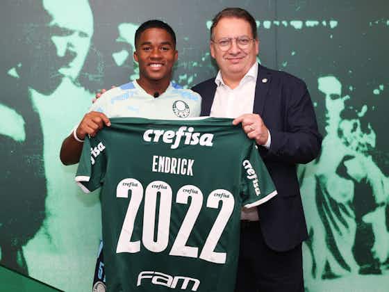 Article image:Endrick turns 16 and signs his first professional contract with Palmeiras