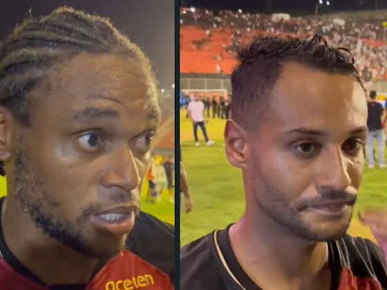 Imagem do artigo:Jogadores do Vitória falam após queda na primeira fase da Copa do Nordeste