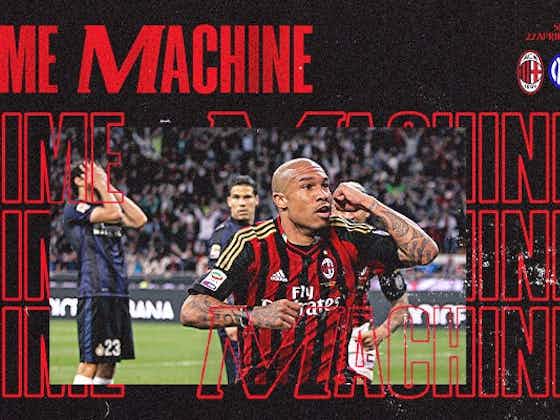 Article image:TIME MACHINE: DE JONG IN AC MILAN v INTER