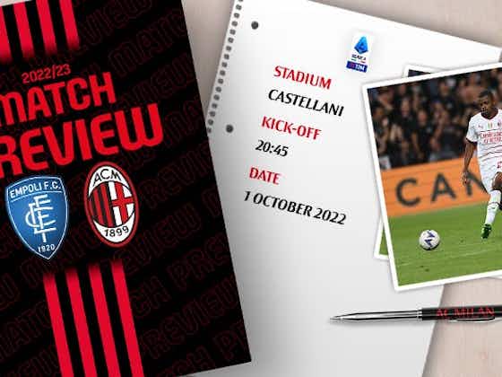 Article image:EMPOLI v AC MILAN: MATCH PREVIEW