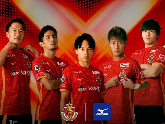 Imagem do artigo:Camisa titular do Nagoya Grampus 2022 é revelada pela Mizuno