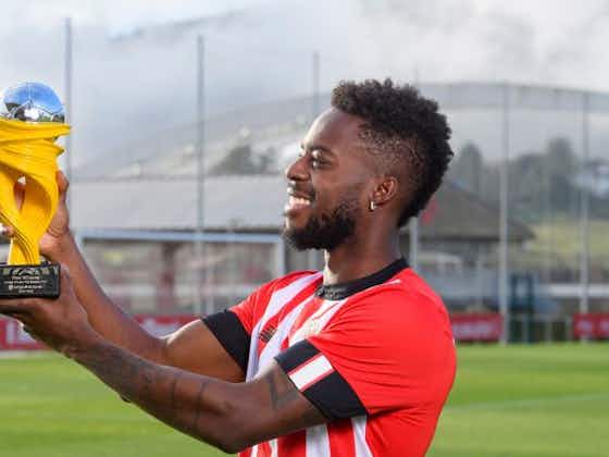 Article image:Bilbao-born Athletic Club striker Iñaki Williams wins LaLiga Santander Mid-Season African MVP Award