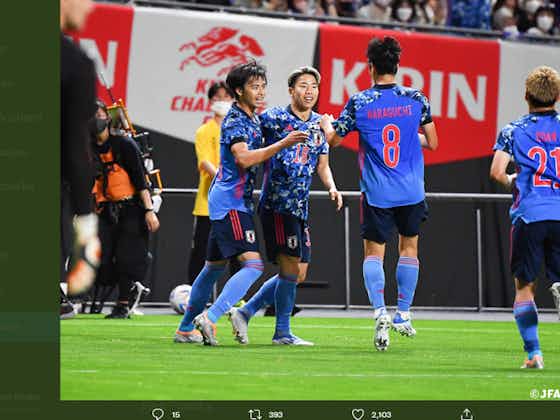 Gambar artikel:Jepang Hajar Paraguay 4-1 lewat Peran Empat Bintang Jebolan J.League