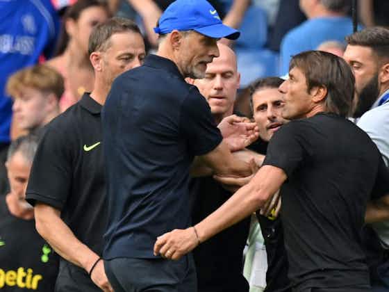 Article image:Thomas Tuchel puts some blame on Antonio Conte for violent ‘handshake’ after 2-2 draw