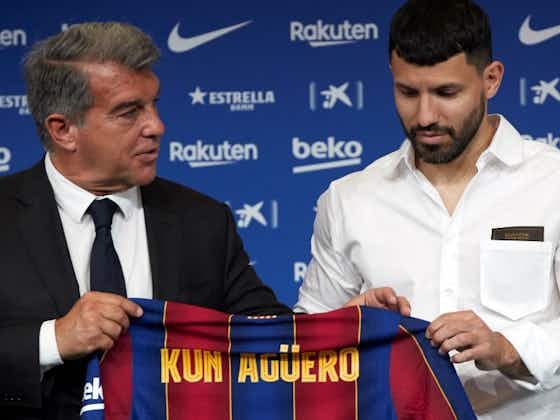 Imagen del artículo:Laporta: “el ‘Kun’ Agüero está ayudando en la renovación de Messi”
