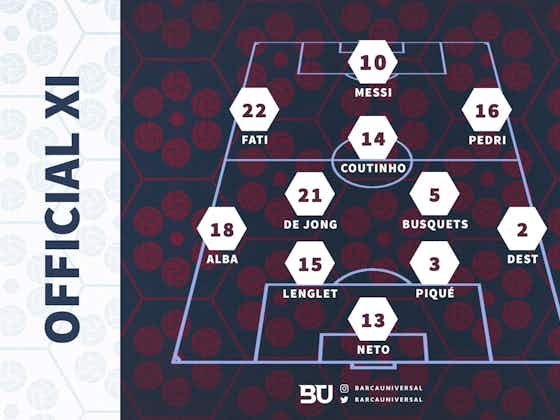 Article image:Official: Barcelona Lineup vs Real Madrid — Pedri replaces Griezmann on Right-wing