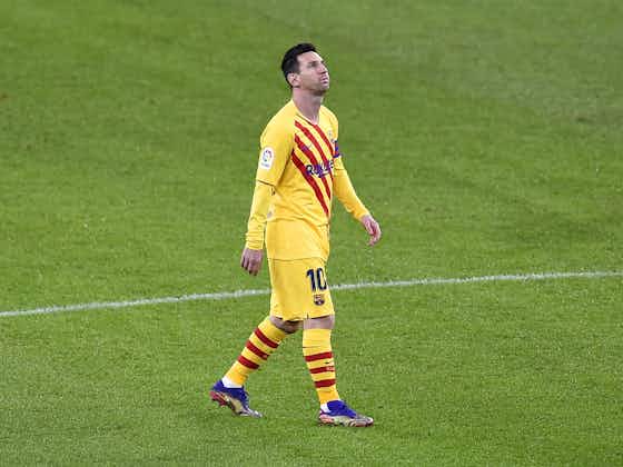 Article image:Lionel Messi very likely to miss Supercopa game due to muscle discomfort