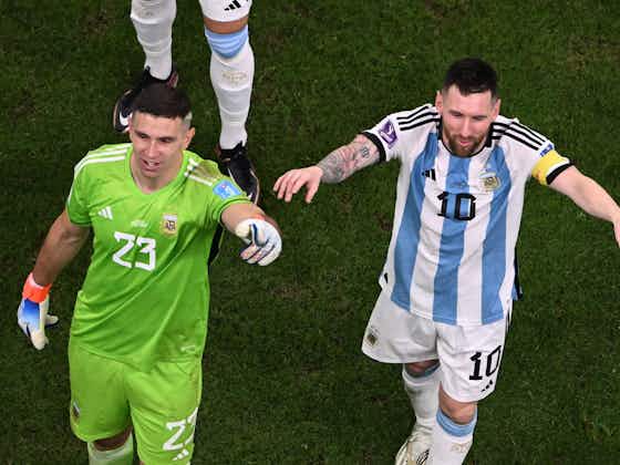 Article image:Argentina star hails Messi ahead of World Cup final: “Better than he was at Copa America”