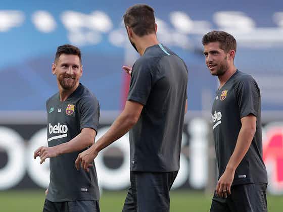 Article image:Sergi Roberto wants Messi back at Barcelona: “We’re already waiting for him”