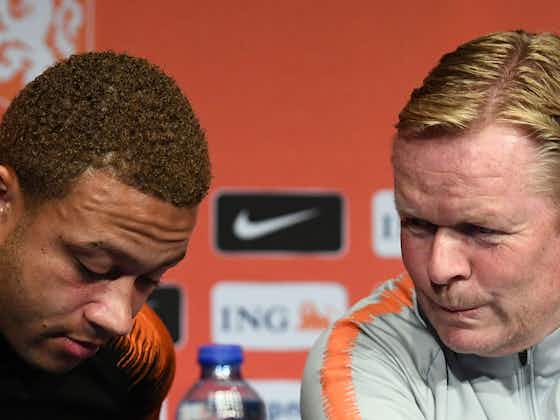 Article image:Depay criticises Barcelona for their treatment of Ronald Koeman: “Didn’t deserve this”