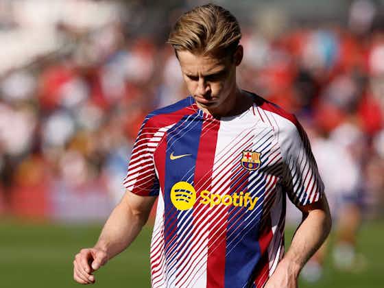 Article image:Frenkie de Jong lists things he learns from Xavi at Barcelona: “As a former midfielder…”
