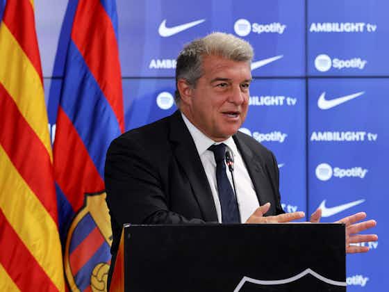 Article image:Barcelona president ‘nervous and tense’ following recent setbacks – report