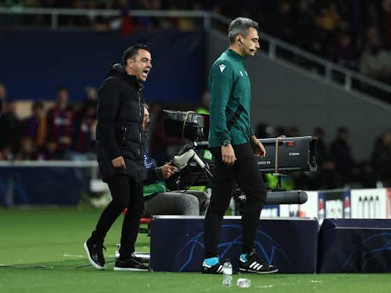Article image:Video – Xavi’s words on the touchline that led to his red card vs PSG