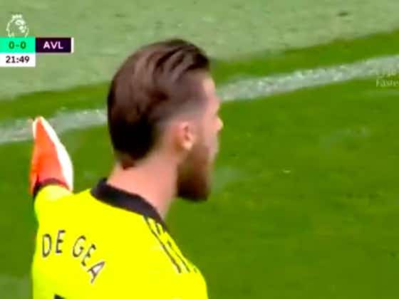 Article image:(Video) David de Gea angrily tells off Harry Maguire for poor backpass