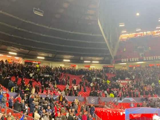 Article image:(Video) Man Utd fans stay behind at Old Trafford to chant Solskjaer’s name after incredible comeback win