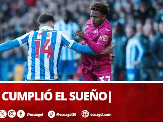 Imagen del artículo:SUEÑO HECHO REALIDAD || (VIDEO) Joya ecuatoriana debutó oficialmente en el fútbol inglés