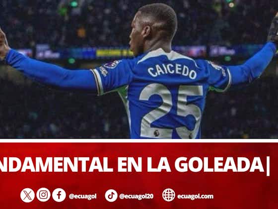 Imagen del artículo:PARTIDAZO DEL TRICOLOR || (VIDEO) Con un gran Moisés Caicedo, Chelsea aplastó al Everton