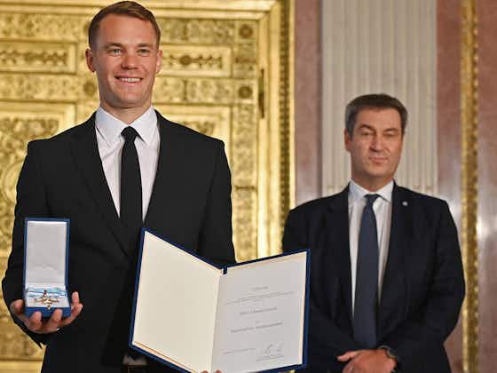 Artikelbild:Manuel Neuer mit Bayerischem Verdienstorden ausgezeichnet