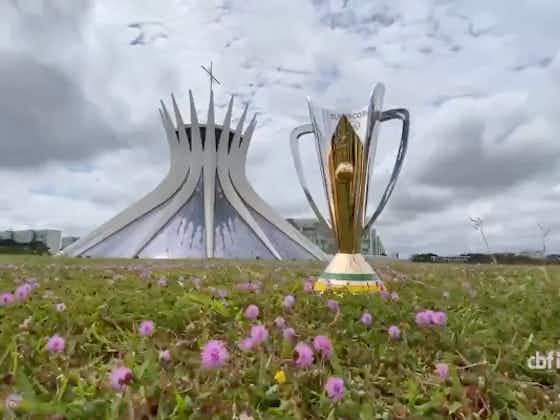 Imagem do artigo:Apesar do veto da Justiça, taça da Supercopa chega em Brasília