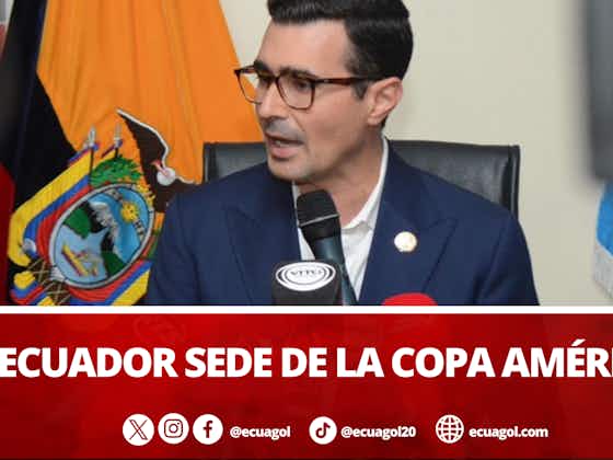Imagem do artigo:“NO ES UNA JUGADA POLÍTICA” || Andrés Guschmer, pretende postular a Ecuador para la Copa América 2028