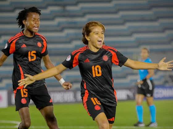 Imagen del artículo:Colombia vence por primera vez a Brasil en un Sudamericano Femenino Sub-20