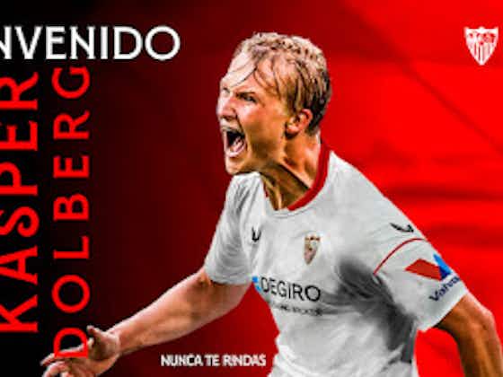 Imagen del artículo:OFICIAL: Kasper Dolberg, nuevo jugador del Sevilla FC