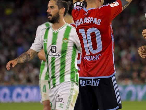 Imagen del artículo:LaLiga denuncia cánticos contra Iago Aspas en el Betis - Celta