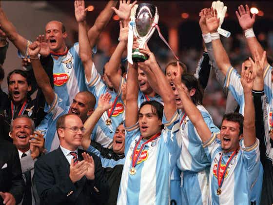 Imagem do artigo:Para coroar seu centenário, a Lazio bateu o Manchester United e levou a Supercopa Uefa de 1999