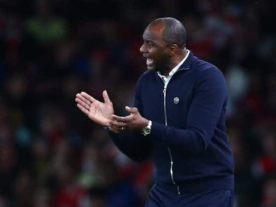 Article image:Crystal Palace: Double injury blow for Vieira ahead of Brighton clash