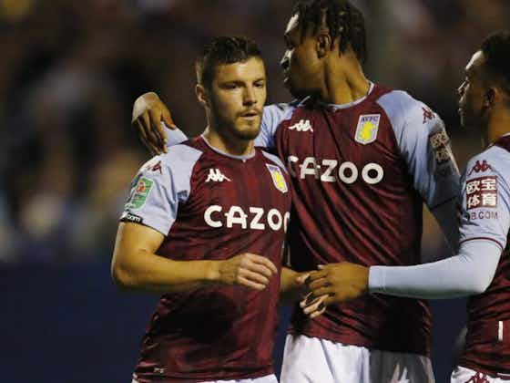 Article image:Dean Smith reacts as Norwich City finalise transfer move for Aston Villa player