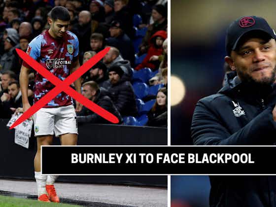 Article image:Zaroury misses out, 4-2-3-1: The Burnley XI that Kompany should field v Blackpool