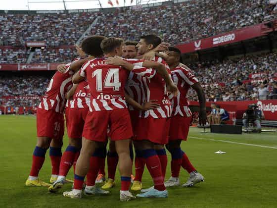 Imagen del artículo:Atlético Madrid de Diego Simeone venció 2-0 a Sevilla, por la fecha 7 de la Liga Santander