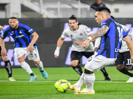 Imagen del artículo:Con un penal errado de Lautaro Martínez, Inter de Milán cayó 2-1 ante Spezia por la Serie A y se aleja de Napoli